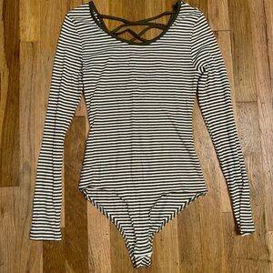 Striped Long Sleeve Bodysuit